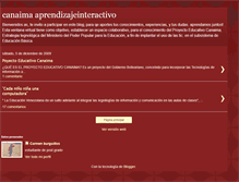 Tablet Screenshot of canaimaaprendizajeninteractivo.blogspot.com