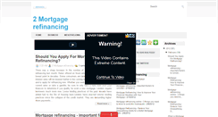 Desktop Screenshot of 2mortgagerefinancing.blogspot.com