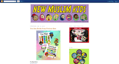 Desktop Screenshot of newmuslimkids.blogspot.com