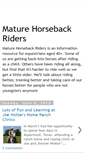 Mobile Screenshot of matureriders.blogspot.com