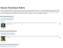 Tablet Screenshot of matureriders.blogspot.com