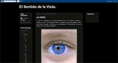 Desktop Screenshot of elsentidodelavistaa.blogspot.com
