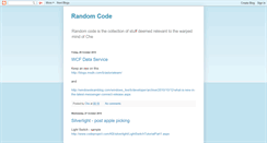 Desktop Screenshot of che-randomcode.blogspot.com