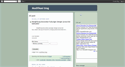 Desktop Screenshot of oce-modifblog.blogspot.com