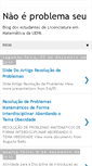 Mobile Screenshot of issonaoeproblemaseu.blogspot.com