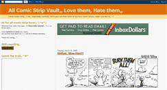 Desktop Screenshot of comicstripvault.blogspot.com