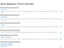 Tablet Screenshot of marinmatkassa.blogspot.com