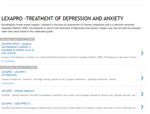 Tablet Screenshot of lexapro-medic.blogspot.com