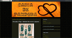 Desktop Screenshot of caixadepandora09.blogspot.com