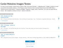 Tablet Screenshot of korea-histoires-images-textes.blogspot.com