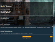 Tablet Screenshot of delhitenants.blogspot.com