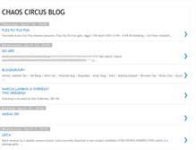 Tablet Screenshot of chaoscircusblog.blogspot.com