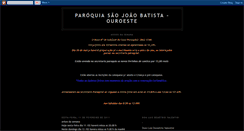 Desktop Screenshot of paroquiasaojoao-ouroeste.blogspot.com