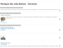 Tablet Screenshot of paroquiasaojoao-ouroeste.blogspot.com