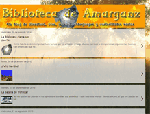 Tablet Screenshot of bibliotecaamarganz.blogspot.com