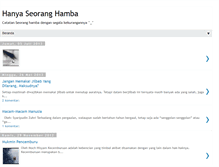 Tablet Screenshot of cintasejatihamba.blogspot.com