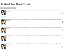 Tablet Screenshot of coolphotoeffects.blogspot.com