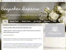 Tablet Screenshot of bespokendreams.blogspot.com