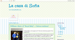 Desktop Screenshot of lacasadisofia.blogspot.com