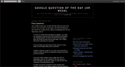 Desktop Screenshot of googlequestions.blogspot.com