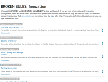 Tablet Screenshot of innovation-definitions.blogspot.com