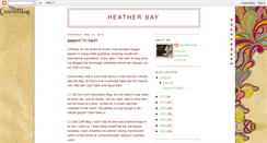 Desktop Screenshot of heatherbay.blogspot.com