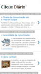 Mobile Screenshot of cliquediario.blogspot.com
