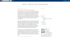 Desktop Screenshot of patioideasforeveryone.blogspot.com