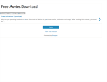 Tablet Screenshot of free-movies-dl.blogspot.com