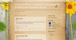 Desktop Screenshot of jaylajewelleryhandcraftedjewellery.blogspot.com