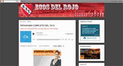 Desktop Screenshot of ecosdelrojo.blogspot.com