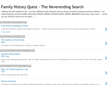 Tablet Screenshot of familyhistoryquest.blogspot.com