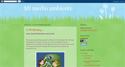 Desktop Screenshot of ppmedioambiente.blogspot.com