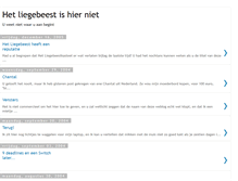 Tablet Screenshot of liegebeest.blogspot.com