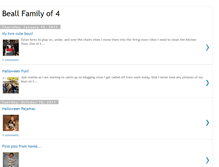 Tablet Screenshot of beallfam.blogspot.com