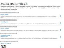 Tablet Screenshot of digesterproject.blogspot.com