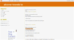 Desktop Screenshot of alcovertravelsto.blogspot.com