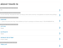 Tablet Screenshot of alcovertravelsto.blogspot.com