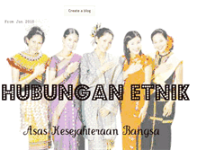 Tablet Screenshot of hubunganetnik-malaysia.blogspot.com