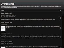 Tablet Screenshot of overqualifiedfilm.blogspot.com