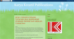 Desktop Screenshot of karyakreatifpublications.blogspot.com