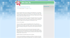 Desktop Screenshot of naturalskincaretreatment.blogspot.com