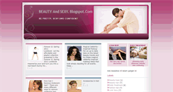 Desktop Screenshot of beautyandsexy.blogspot.com