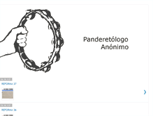 Tablet Screenshot of panderetologoanonimo.blogspot.com