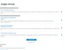 Tablet Screenshot of juegosactual.blogspot.com