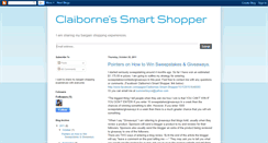 Desktop Screenshot of claibornessmartshopper.blogspot.com