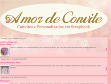 Tablet Screenshot of amordeconvite.blogspot.com