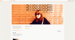 Desktop Screenshot of heygoodlookinblog.blogspot.com