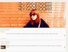 Tablet Screenshot of heygoodlookinblog.blogspot.com