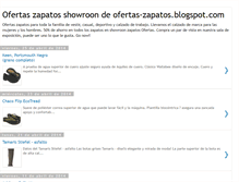 Tablet Screenshot of ofertas-zapatos.blogspot.com